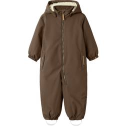 Name It Snow10 Snowsuit - Dark Earth