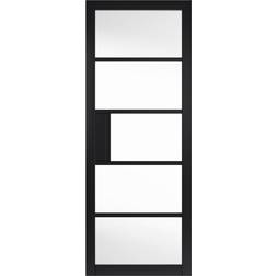 JB Kind JB Kind Metro Black Internal 35 x 1981 x 610 mm Interior Door Clear Glass (x198.1cm)