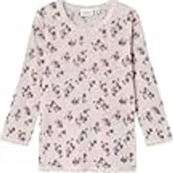 Name It Nmfwang Wool Needle LS TOP Noos fepojkar Blusar Från Magasin Lilac Ash/aop (110)