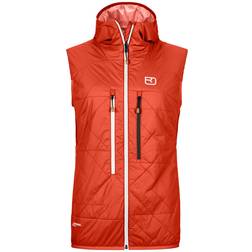 Ortovox Women's Swisswool Piz Boe Vest - Sunset Orange