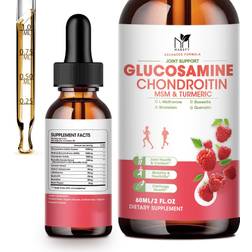 MABEFY Glucosamine Chondroitin MSM & Turmeric 60ml Raspberry