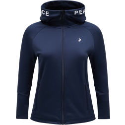 Peak Performance Women's Rider Zip Hood Fleece jacket XL, blue