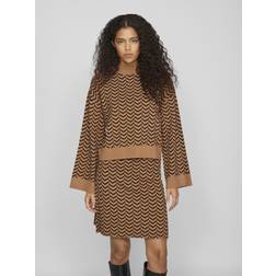 Vila Vilina Knit Pullover - Beige
