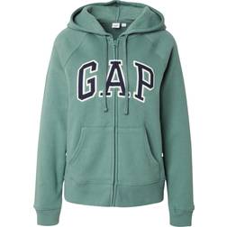 GAP Felpa con Cappuccio Ricamo Logo Donna - Navy/Bianco