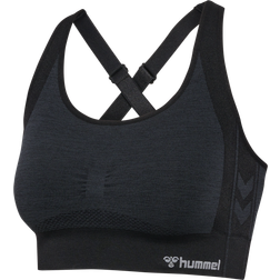 Hummel Sport-bh hmlMT Shine Seamless Sports Bra - Svart