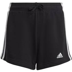 adidas Essentials 3-Stripe JR Shorts - Black/White