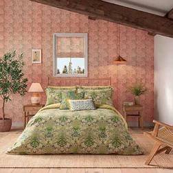 Morris & Co William Morris Hyacinth Sage & Citrus Set - Double Duvet Cover Yellow, Green