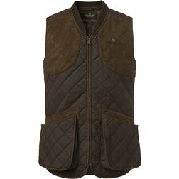 Chevalier Vintage Shooting Vest - Leather Brown