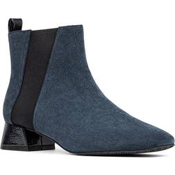 Donald Pliner Square Toe Boot - Navy