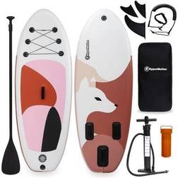 HyperMotion Aufblasbares SUPBoard für Kinder Stand Up Paddle 215 mit Paddel