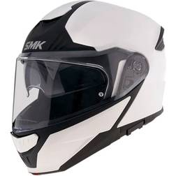 SMK Flip-Up Hjelm Gullwing Solid - Hvid Voksen, Herre