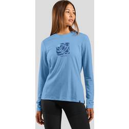 Odlo Merino Nature LO Damen blau