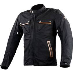 LS2 Bullet wasserdichte Motorrad Textiljacke, schwarz, Größe für Männer