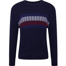 Tommy Hilfiger Pullover marine dunkelrot weiß