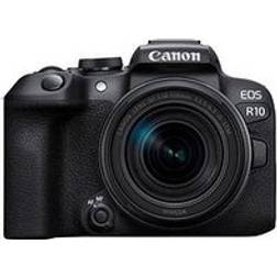 Canon Eos R10 Aps-C Mirrorless Camera With Rf-S 18-150Mm Lens Kit Black