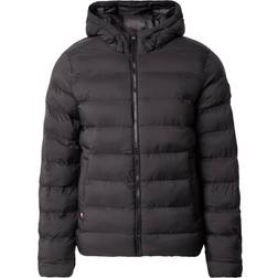 Tommy Hilfiger Water-repellent Quilted Jacket with Hood - Black