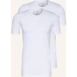 Schiesser 95-5 Organic Cotton Crew Neck - White