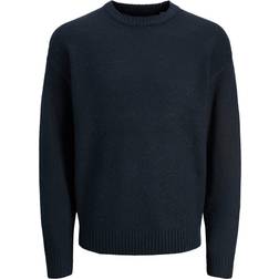 Jack & Jones Plain Knitted Pullover - Blue/Sky Captain