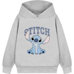 Lilo & Stitch Girl's College Hoodie - Grey Marl