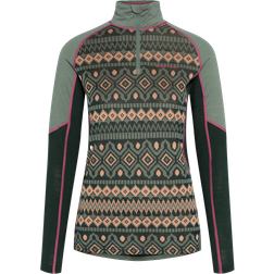 Kari Traa Women's Malia Half Zip Dusty Midtone Green