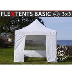 Dancover Pop Up Gazebo FleXtents Pop Up Canopy Folding Tent Basic V.3 3 x 3