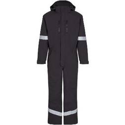 FE Engel Termokedeldragt med refleks rip stop, sort polyester med stretch