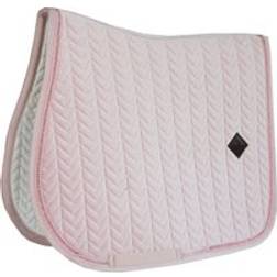 Kentucky Horsewear Velvet Pearls Jumping Saddle Pad, Raspberry Pink