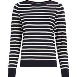 Tommy Hilfiger Boat Neck Flag Embroidery Jumper