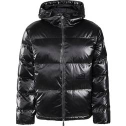 Emporio Armani Technical Fabric Padded Jacket - Black