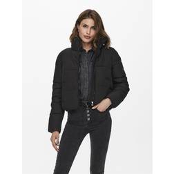 Only Vinterjakke Dolly Short Puffer till Damer sort