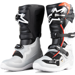 Alpinestars Tech 7S Motocross Stiefel - Schwarz Silber
