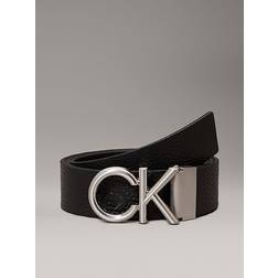 Calvin Klein Leather Logo Belt Black Men Black