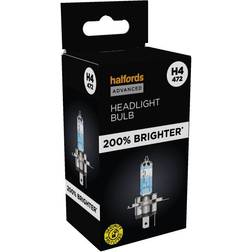 Halfords Advanced 200% Brighter H4 472 Headlight Bulb