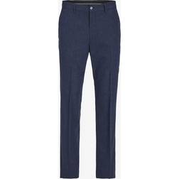 Jack & Jones Premium Byxor I Linnemix Blue