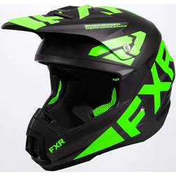 FXR Torque Team Snowmobil Helm - Schwarz/Grün