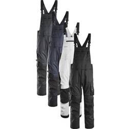 Snickers AllroundWork Stretch Bib & Brace Trousers Black/Black