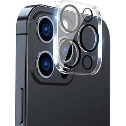 MTP Products iPhone 14 Pro/14 Pro Max Hat Prince Kamera Linse Skærmbeskyttelse Hærdet Glas Klar Sort