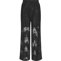 Pieces Pcnorinne Straight Leg Trousers - Black