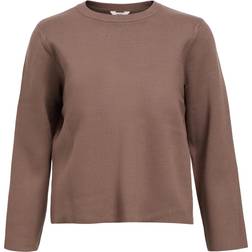 Object Reynard Long Sleeved Knitted Pullover - Morel