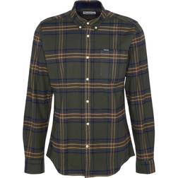 Barbour Portdown Tailored Check herrskjorta grön, Grön