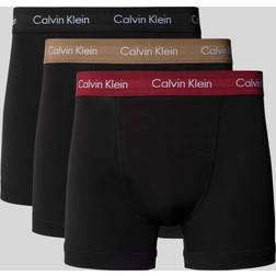 Calvin Klein Cotton Stretch Classic Fit Trunk 3-Pack - Black