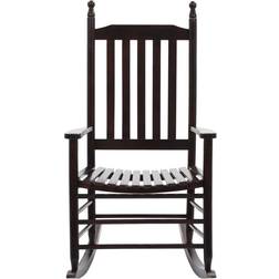 vidaXL Curved Brown Gyngestol 114cm