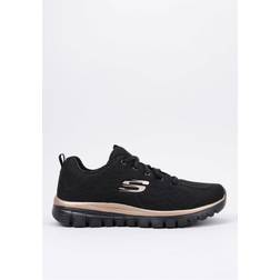 Skechers Get Connected Lightweight Trainer - Black