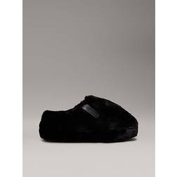 Calvin Klein Faux Fur Slippers Black