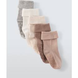 John Lewis Baby Organic Cotton Rich Socks, Multi