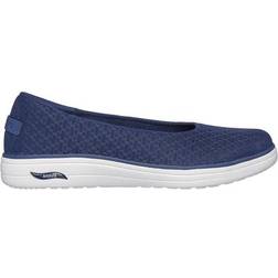 Skechers Donna Arch Fit Inspire Aubrey Flats Lavabile Lavatrice - Blu Navy Blue