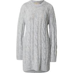 Michael Kors Chunky Cable Knit Sweater Dress - Grigio