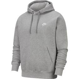 Nike Luvtröja Club - Grå/Vit