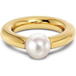 Edblad Modernist Pearl Ring Gold