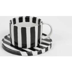 Olsson & Jensen Monica With Saucer Black Cup
